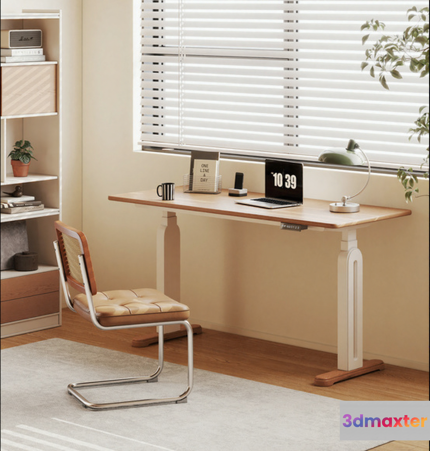 Modern Home Office 3D Model - 9596 - CORONA Render