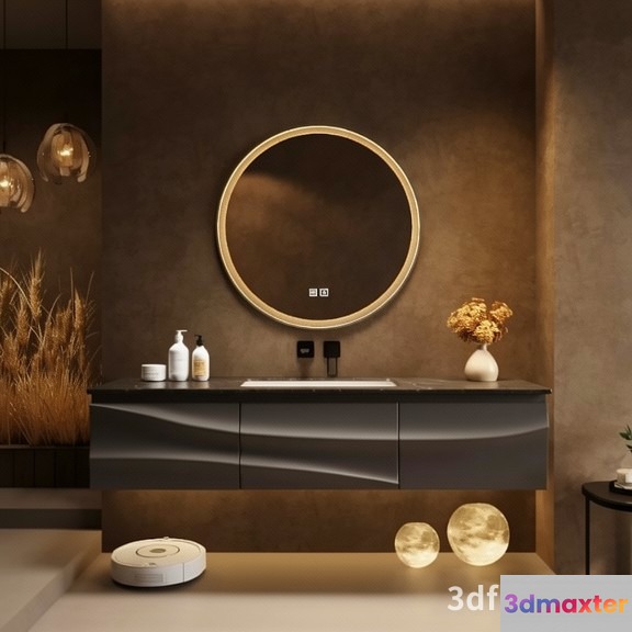 Modern Bathroom 3D Model - 19952 - VRAY Render