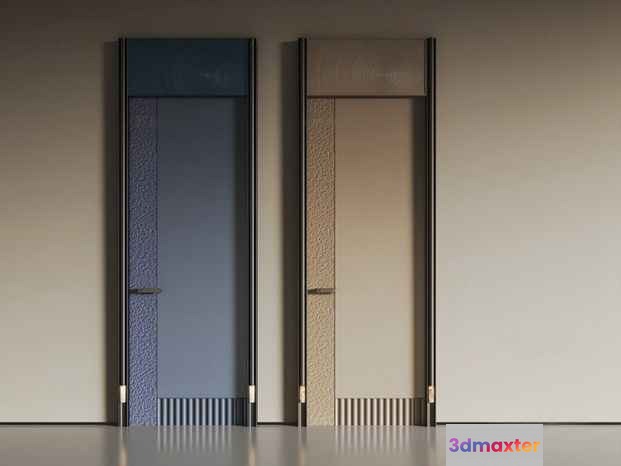 Two Sliding Doors 3D Model - 16556 - VRAY Render