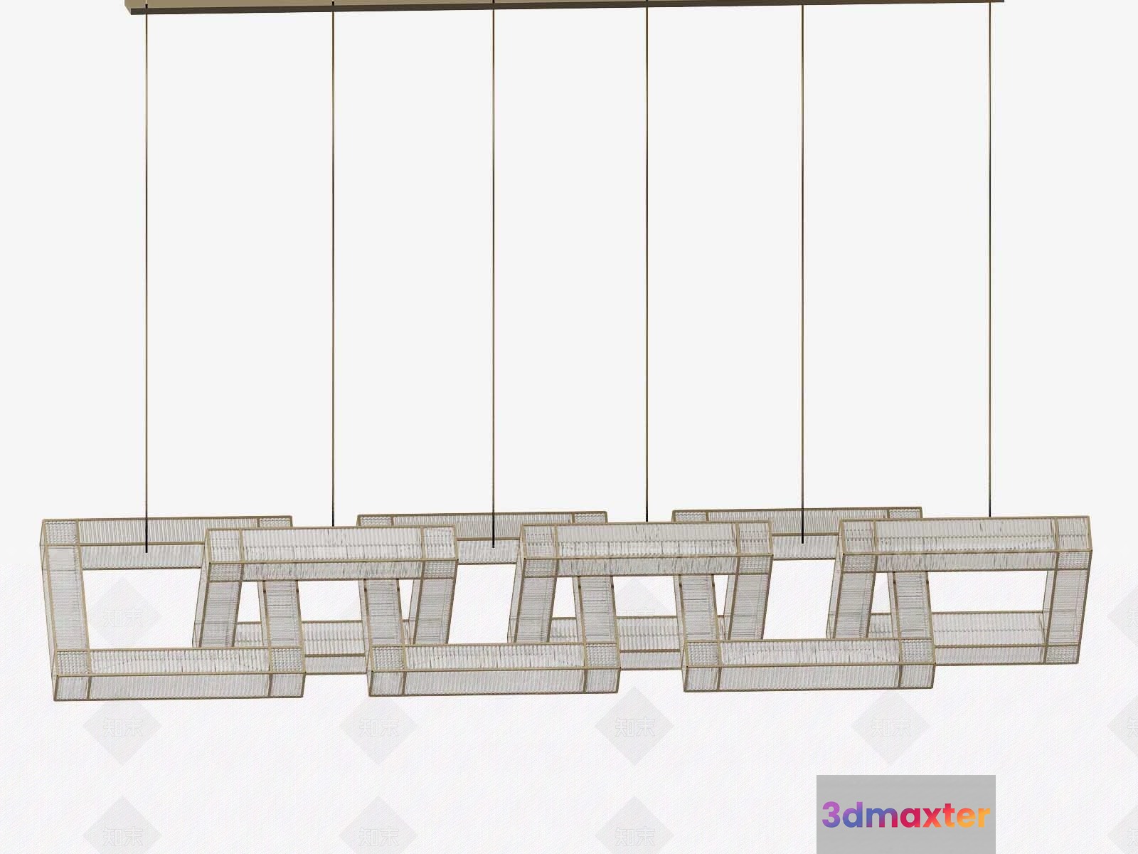 Modern Light Fixture 3D Model - 16111 - VRAY Render