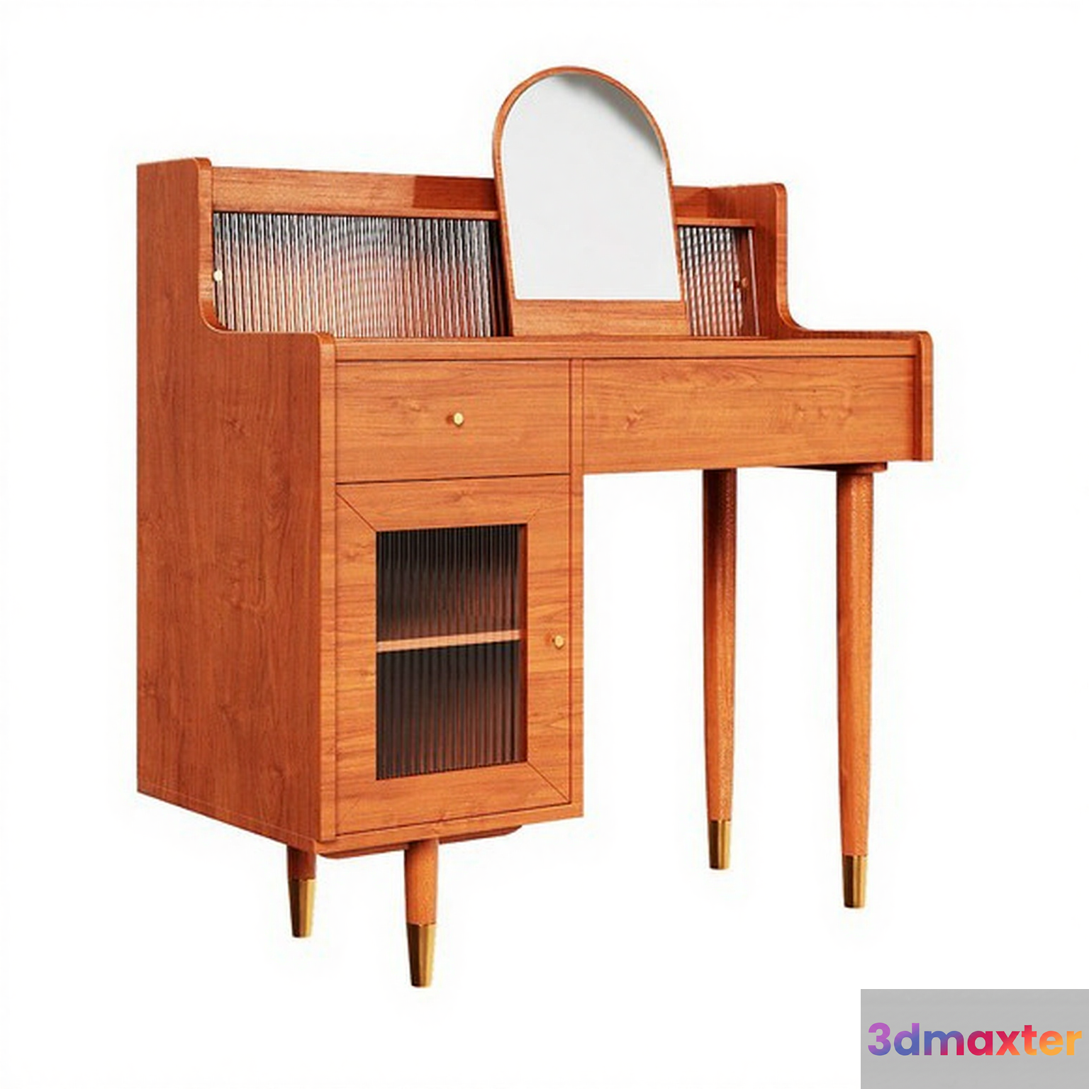 A Wooden Vanity 3D Model - 14335 - VRAY Render