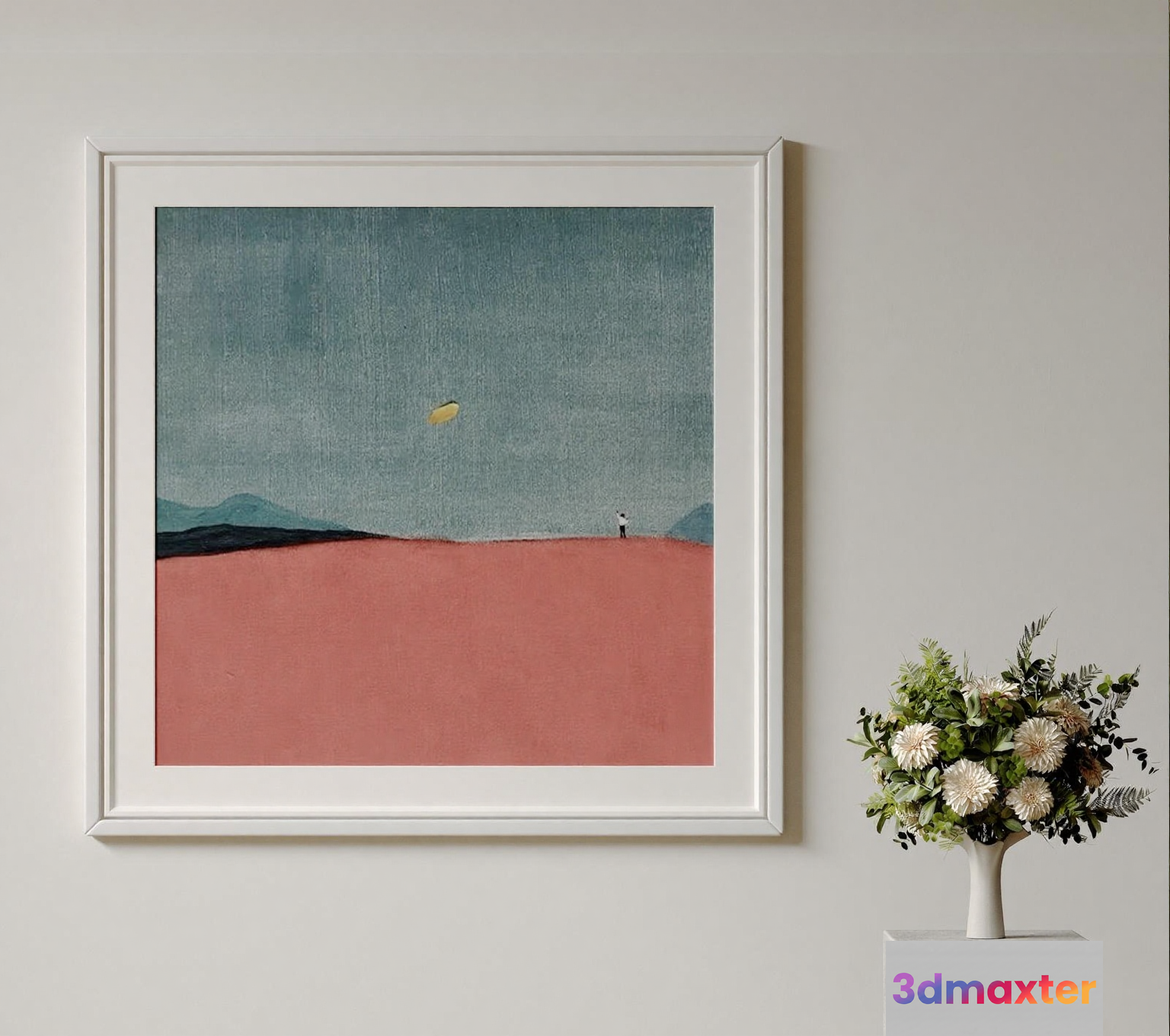 Modern Artwork 3D Model - 4416 - VRAY Render