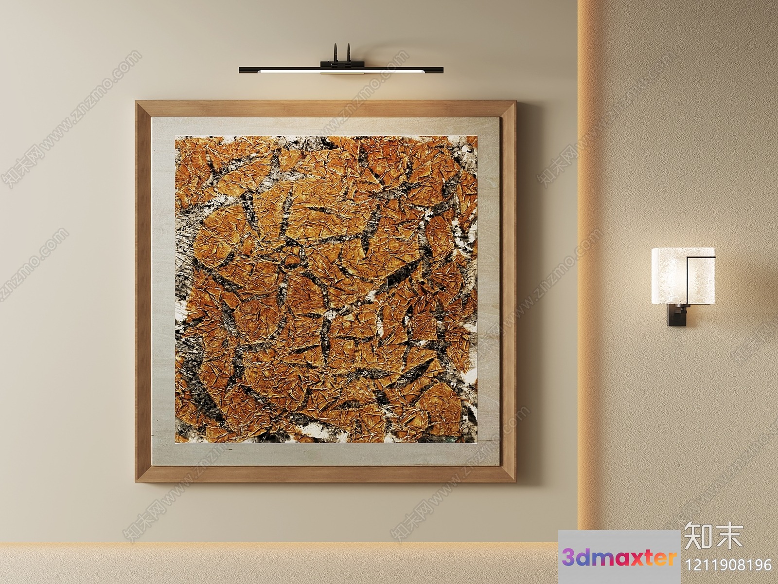 Modern Light Fixture 3D Model - 1497 - VRAY Render