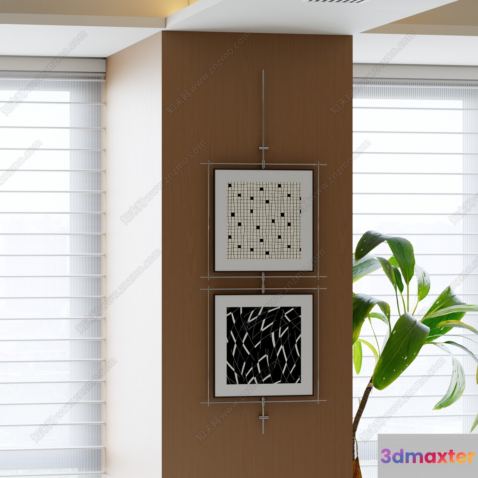 Modern Home Decor 3D Model - 10954 - VRAY Render
