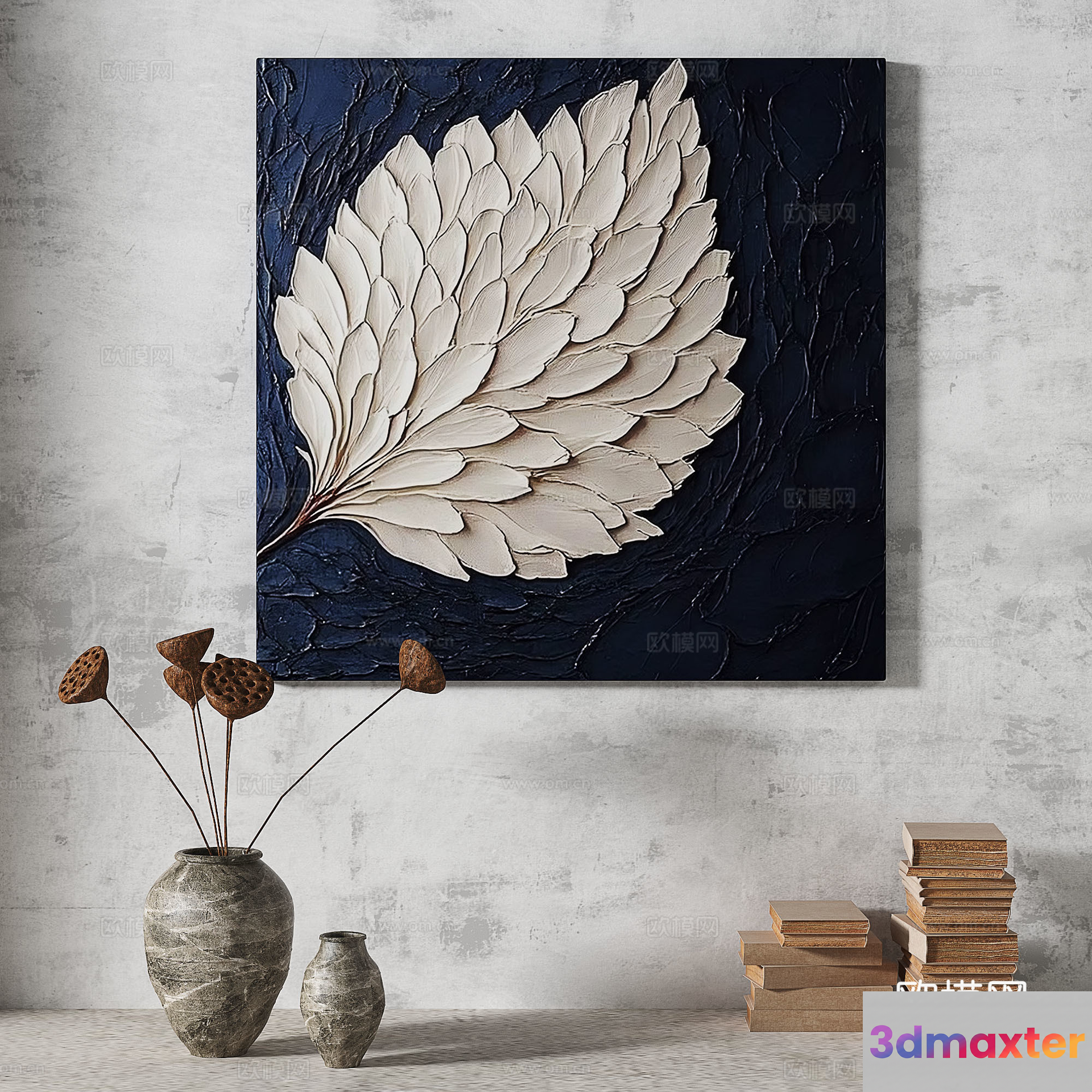 A Modern Art Piece 3D Model - 17656 - VRAY Render