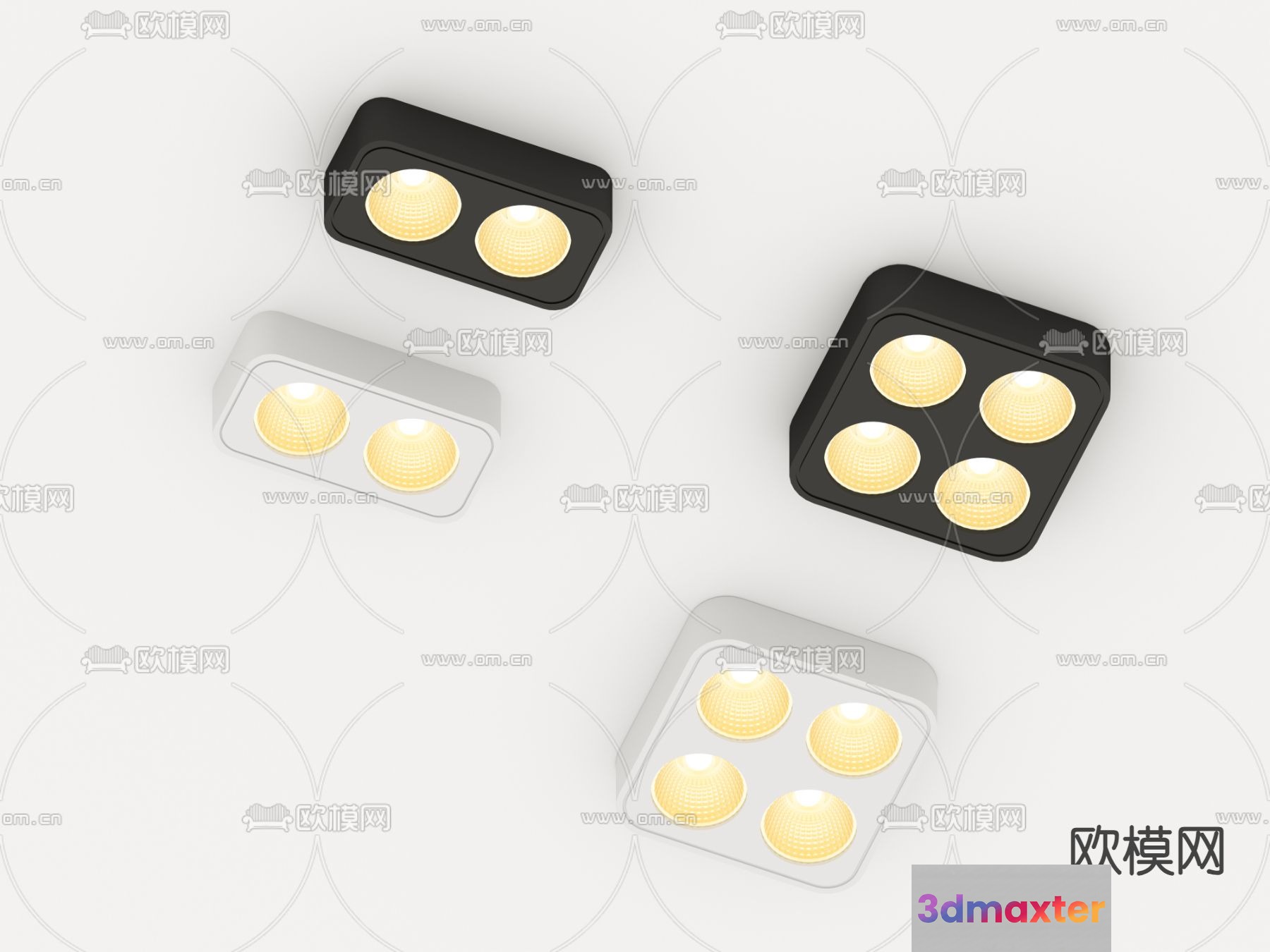 Modern Light Fixtures 3D Model - 14951 - VRAY Render