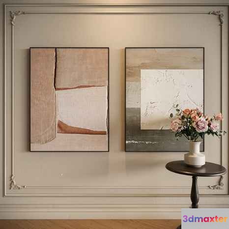 Abstract Art Piece 3D Model - 6262 - CORONA Render