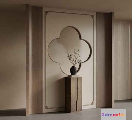 Modern Minimalist Decor 3D Model - 5089 - VRAY Render