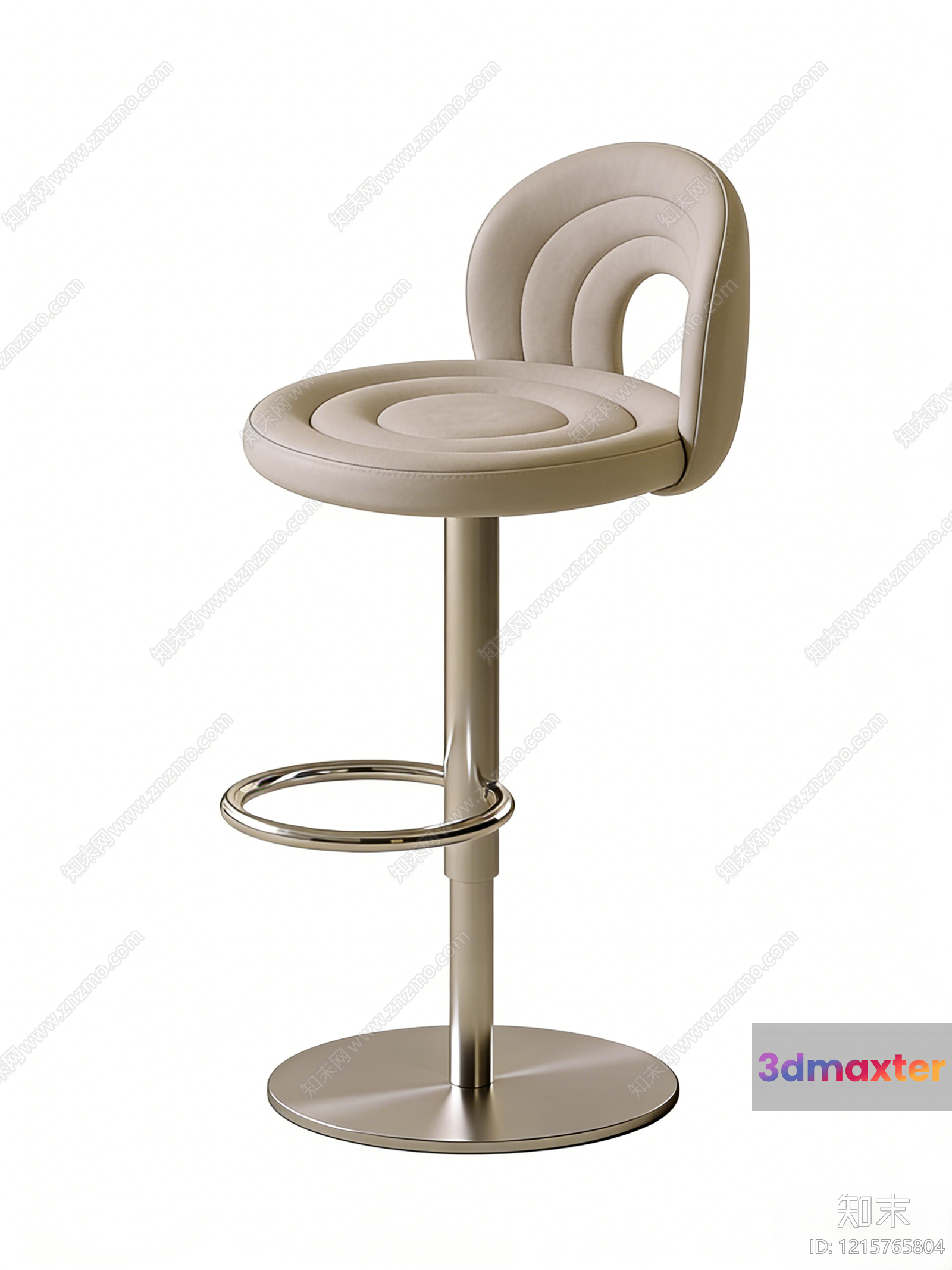 Modern Bar Stool 3D Model - 18062 - VRAY Render