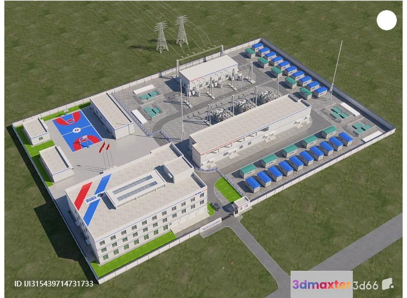 A 3D Rendering Of A Building 3D Model - 6692 - VRAY Render