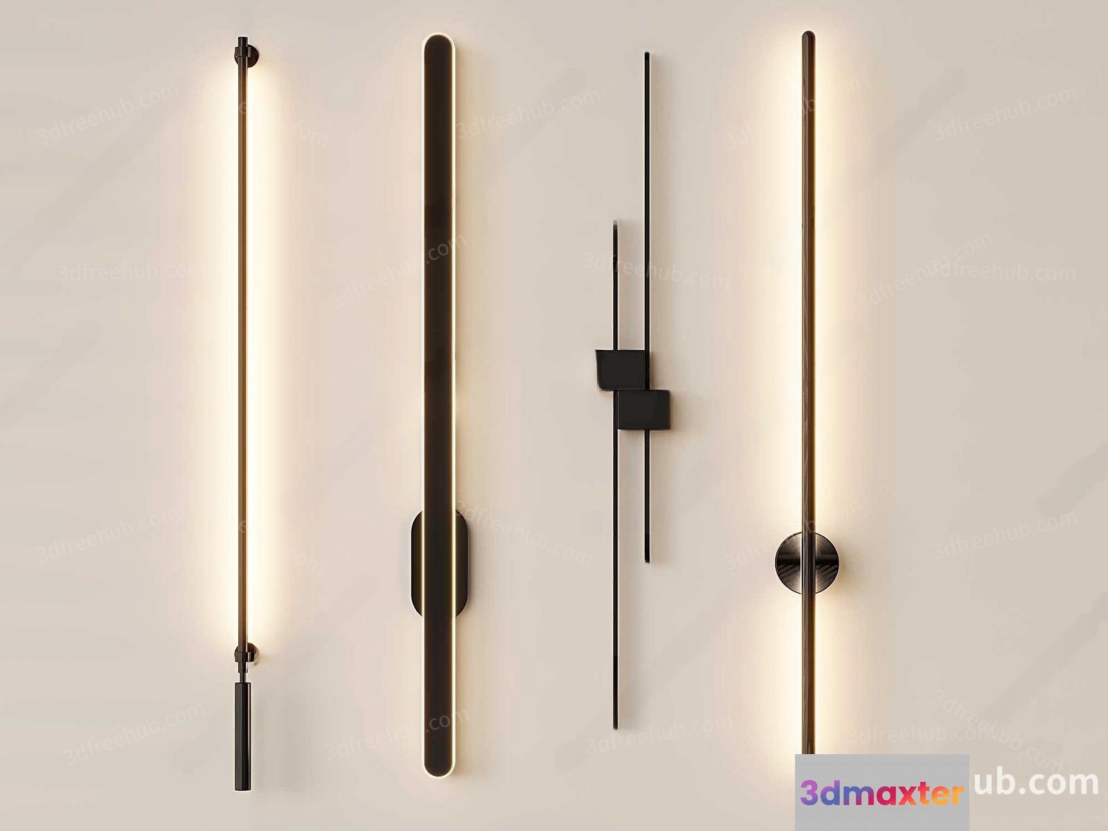 Modern Light Fixtures 3D Model - 18932 - VRAY Render