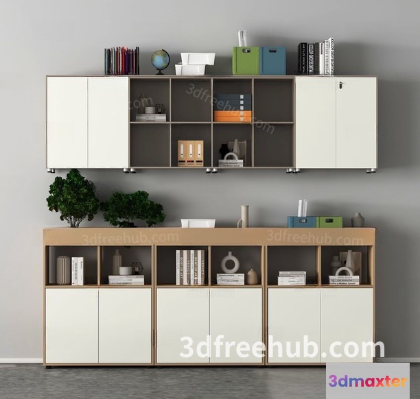 Modern Storage Unit 3D Model - 20260 - VRAY Render