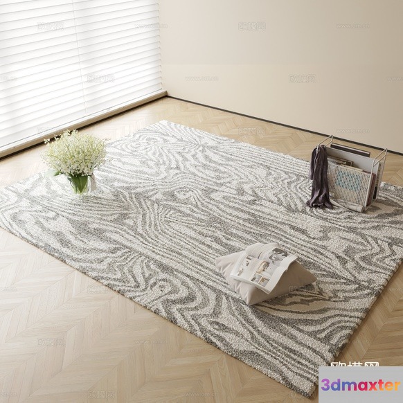 A Modern Rug 3D Model - 20965 - CORONA Render