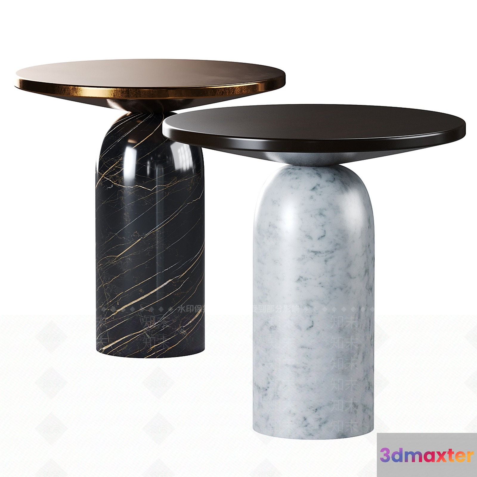 Modern Marble Tables 3D Model - 14979 - VRAY Render