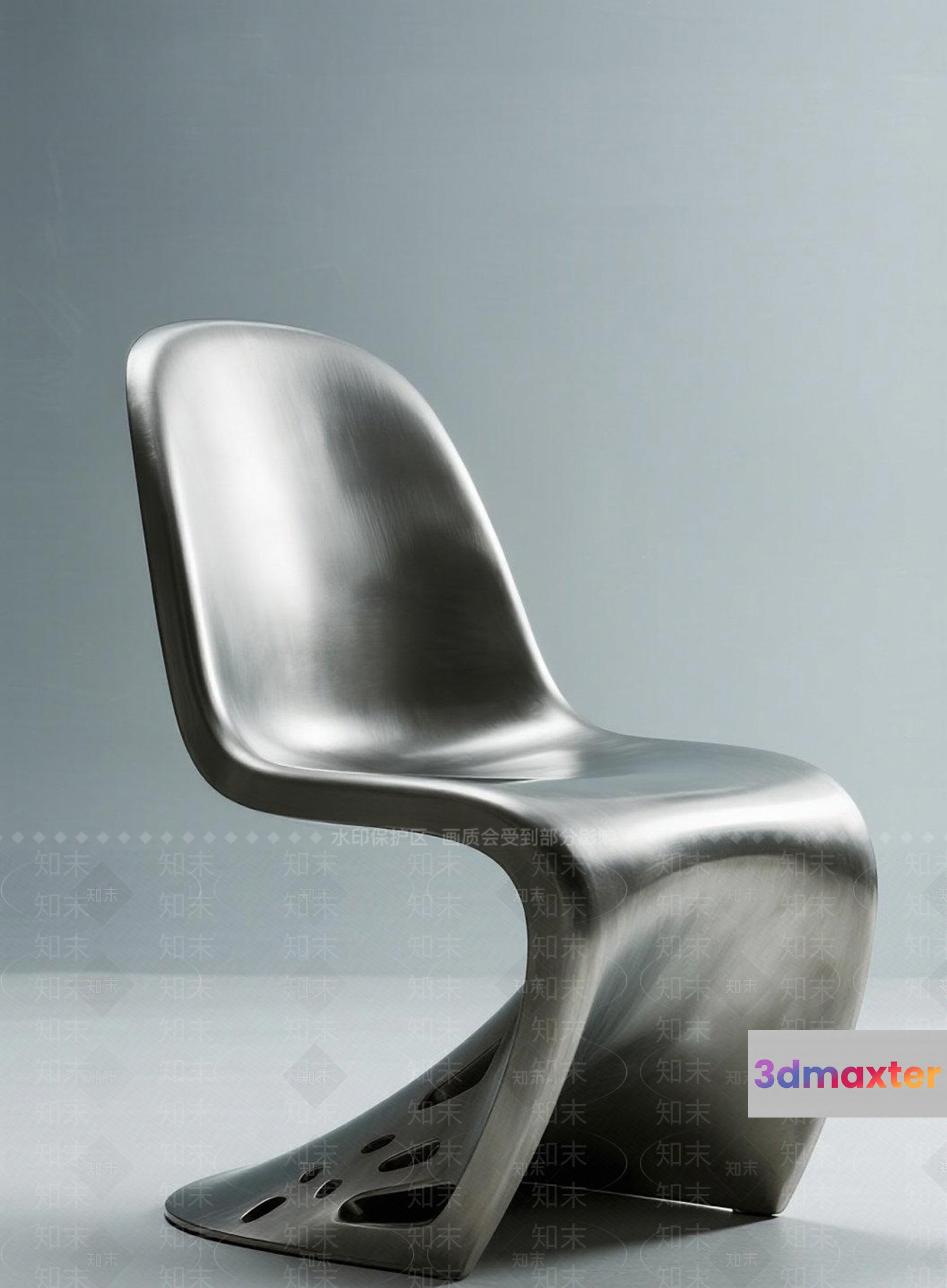 Modern Metal Chair 3D Model - 1330 - VRAY Render