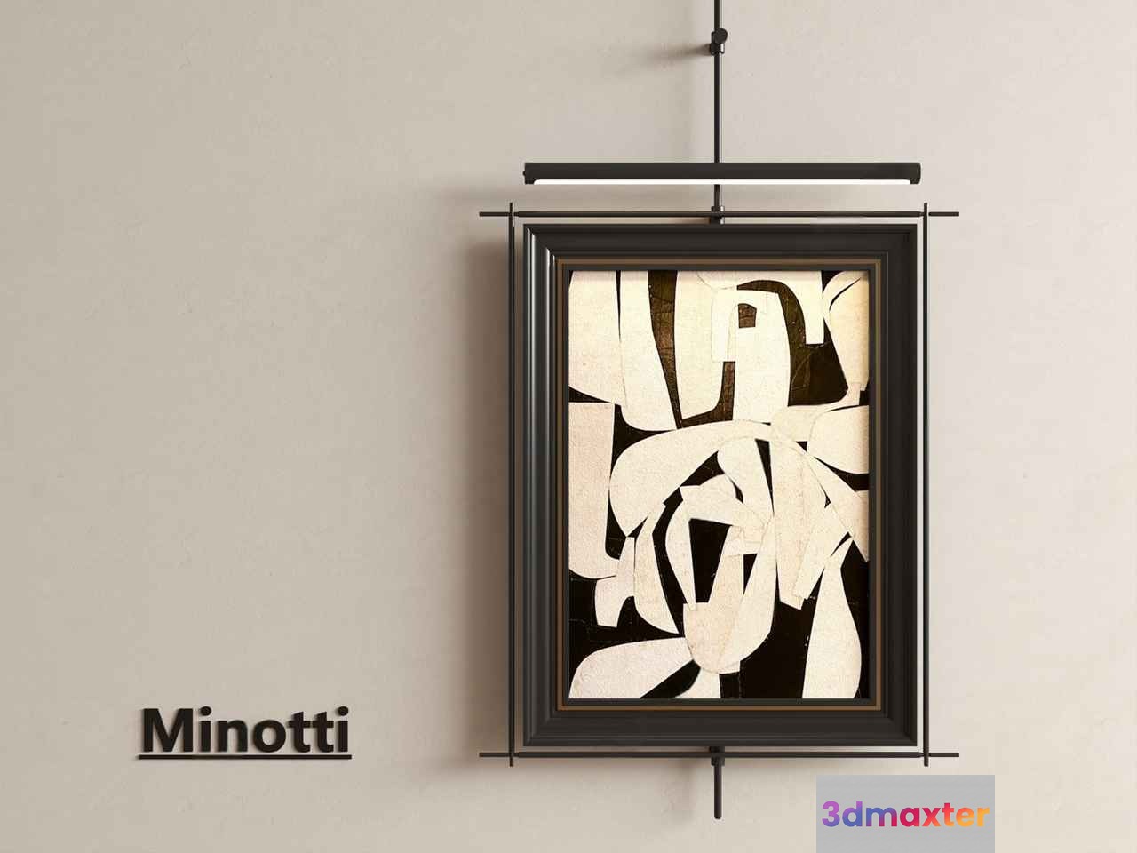 Abstract Art Piece 3D Model - 1331 - VRAY Render