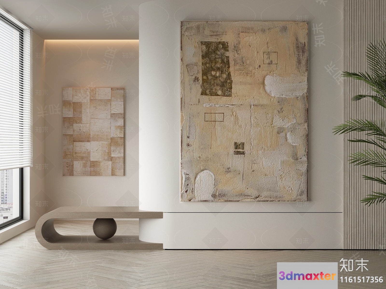 Modern Minimalist Room 3D Model - 20726 - VRAY Render