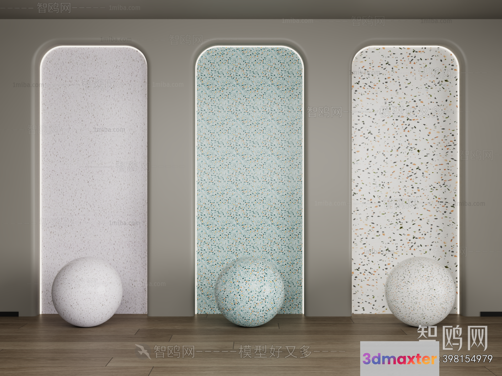 Abstract Art Installation 3D Model - 18711 - VRAY Render