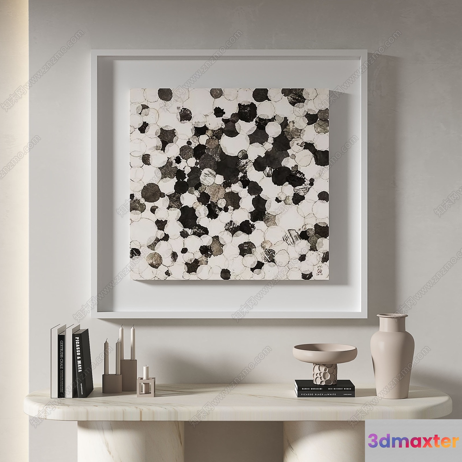 Modern Art Piece 3D Model - 17481 - VRAY Render