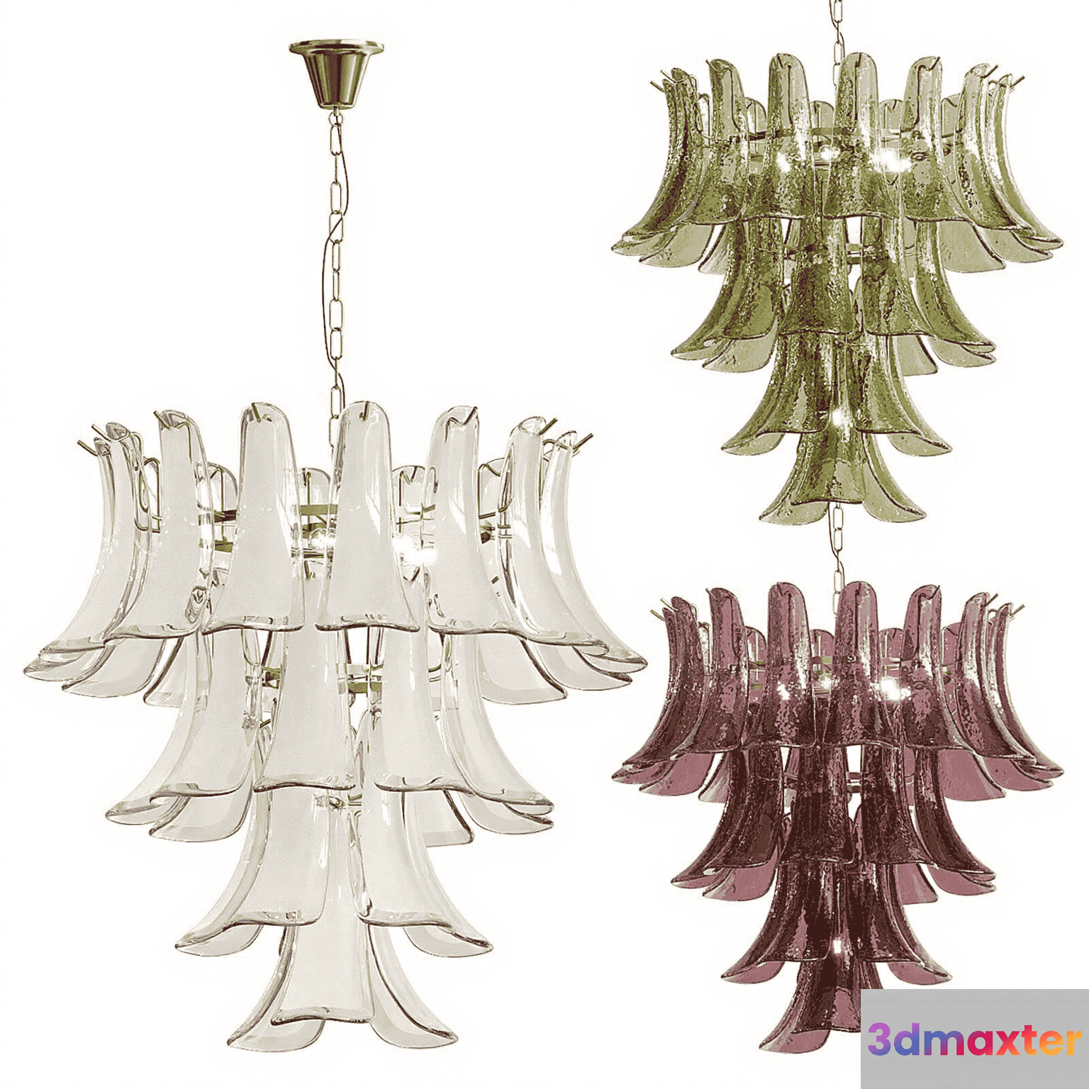 Gold Light Fixture 3D Model - 14219 - CORONA Render