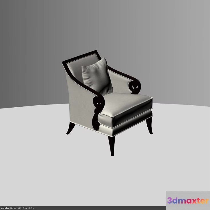 A 3D Rendering Of A Chair 3D Model - 22483 - VRAY Render