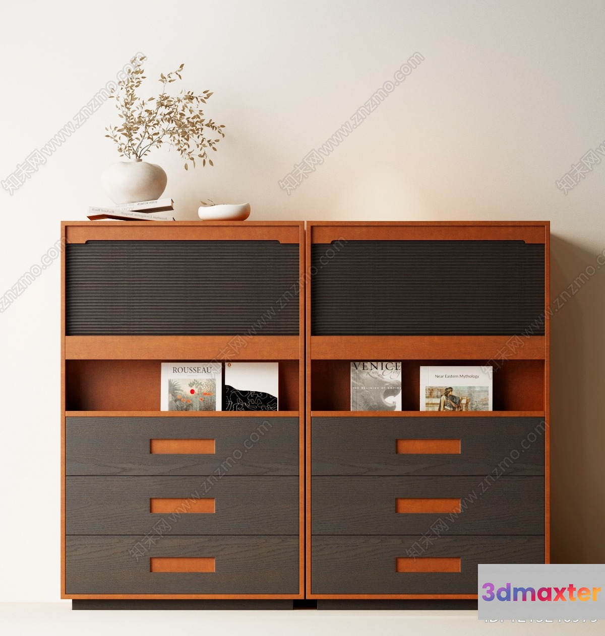Modern Chest Of Drawers 3D Model - 7171 - VRAY Render