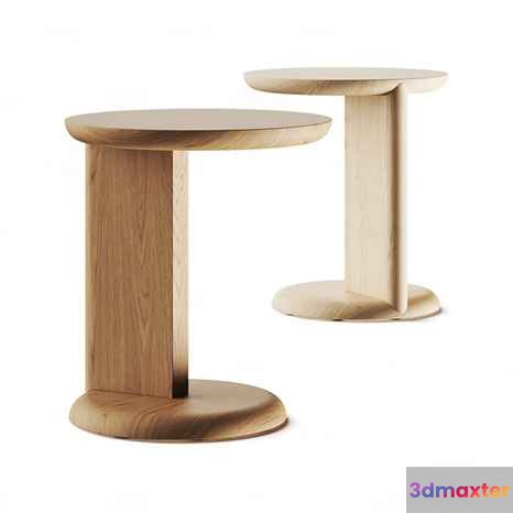 Wooden Side Tables 3D Model - 12145 - VRAY Render