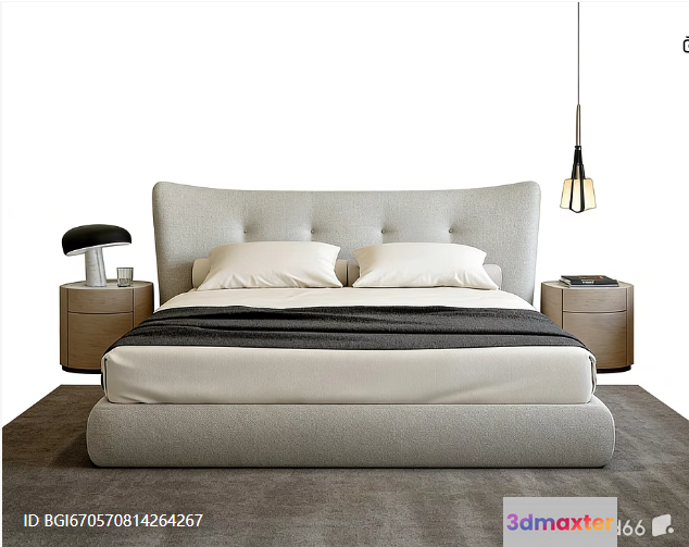 Cozy Bedroom 3D Model - 19731 - CORONA Render