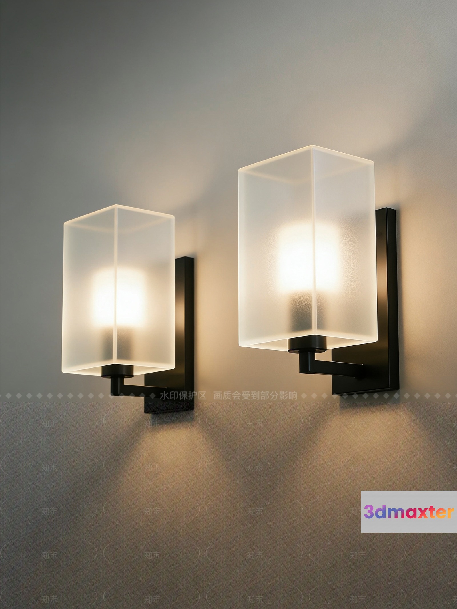 Modern Wall Light Fixtures 3D Model - 8918 - CORONA Render