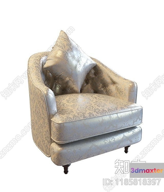 Modern Stylish Chair 3D Model - 16234 - VRAY Render