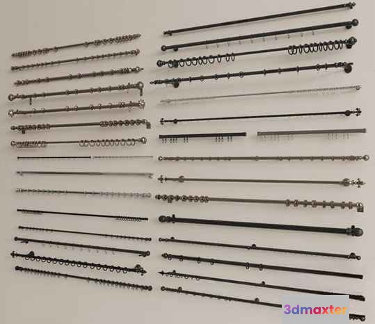 A Collection Of Swords 3D Model - 10761 - VRAY Render