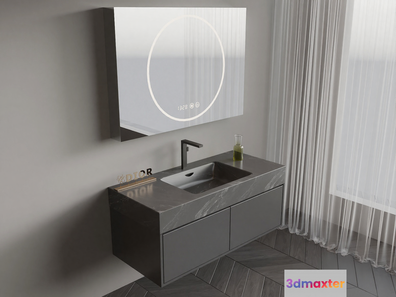 Modern Bathroom Vanity 3D Model - 10281 - VRAY Render