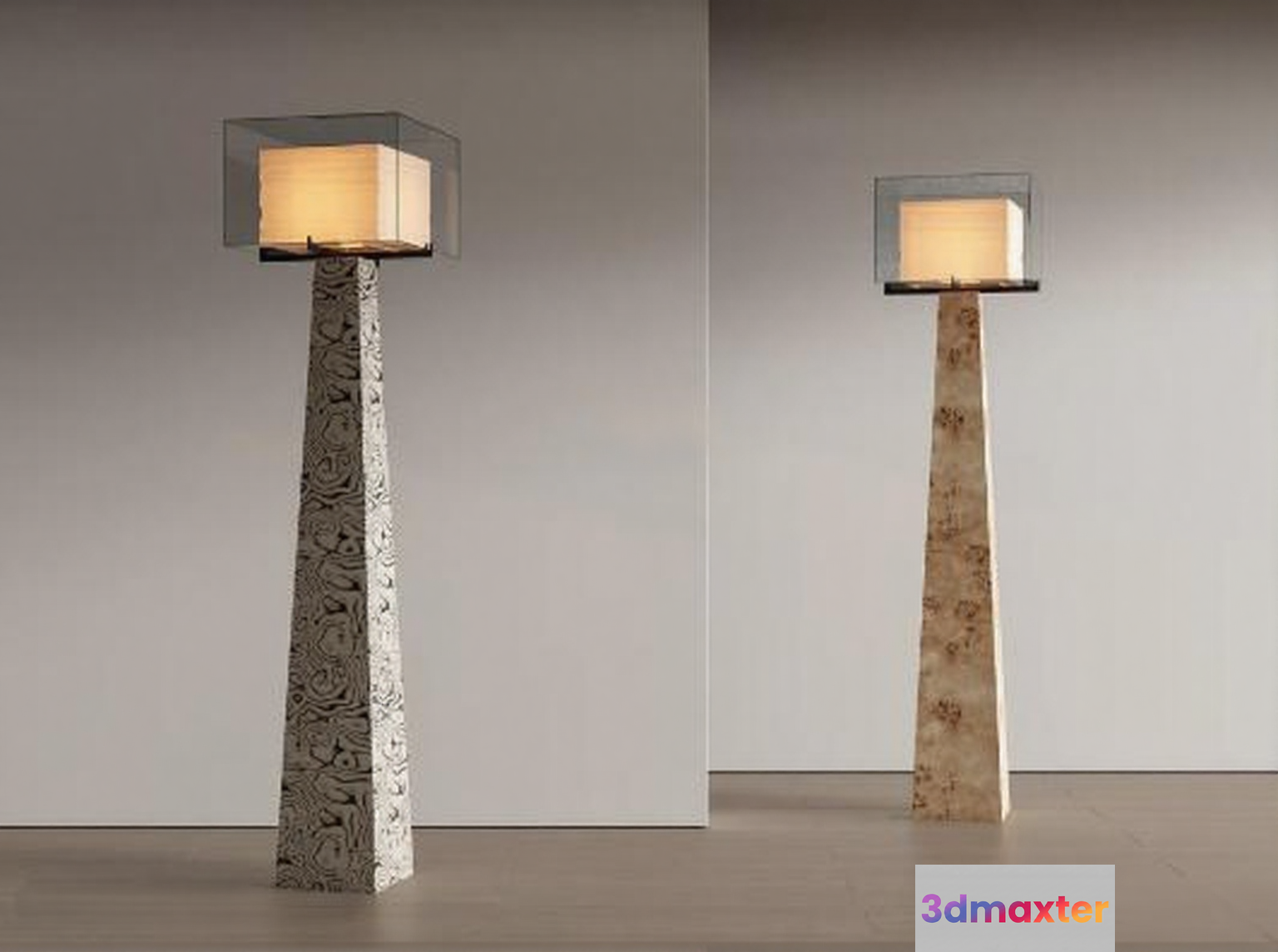 Modern Floor Lamps 3D Model - 1114 - VRAY Render