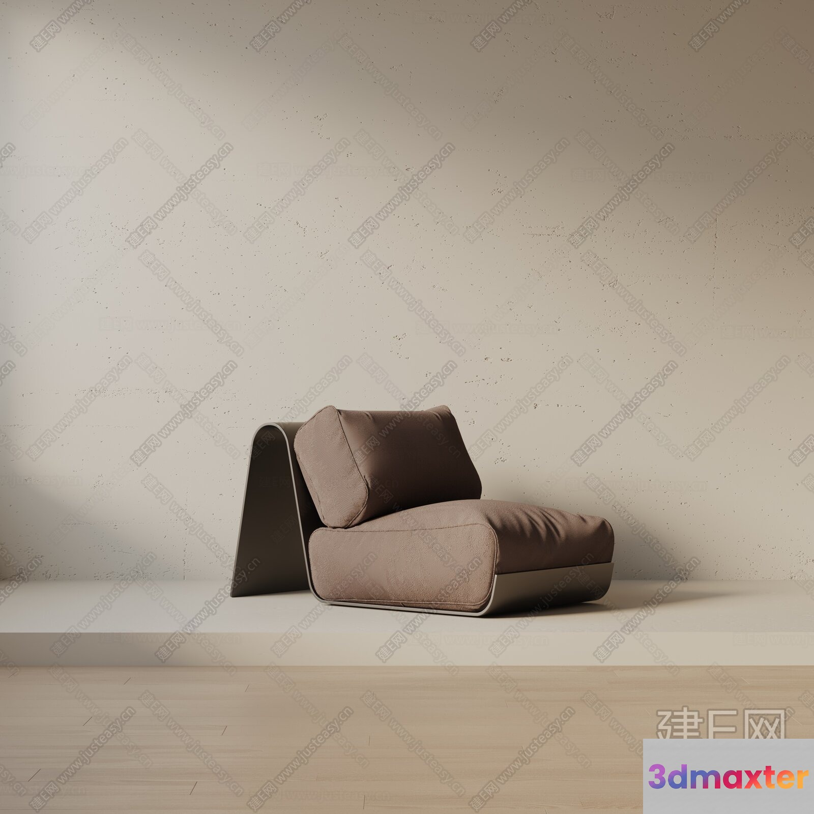 Modern Minimalist Chair 3D Model - 2231 - VRAY Render