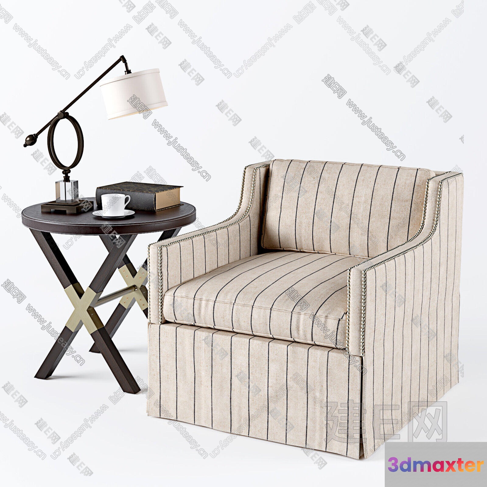 Cozy Living Room 3D Model - 11029 - CORONA Render