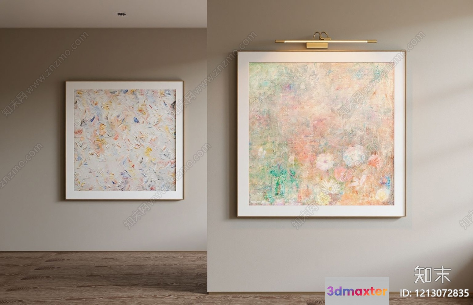Abstract Art Pieces 3D Model - 3590 - VRAY Render