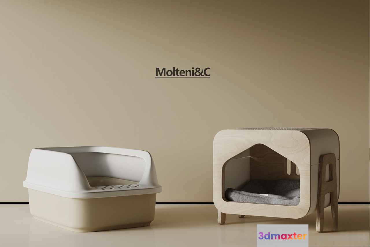 Modern Cat Furniture 3D Model - 515 - VRAY Render