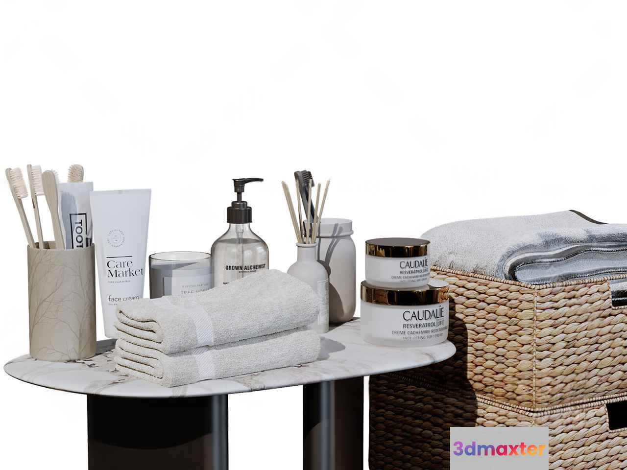 A Collection Of Toiletries 3D Model - 11310 - CORONA Render