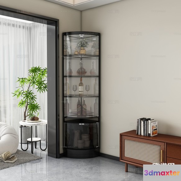 Cozy Living Room 3D Model - 8093 - VRAY Render