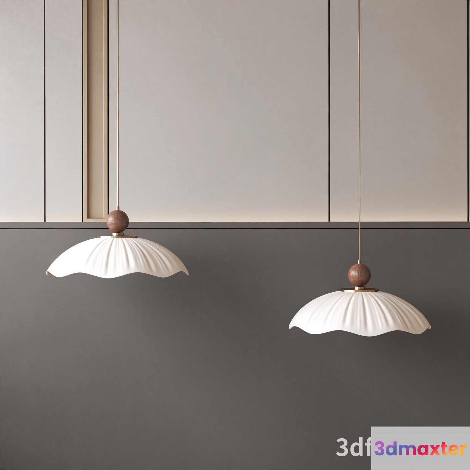 Modern Light Fixtures 3D Model - 20445 - VRAY Render