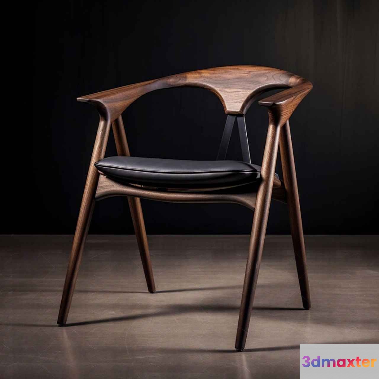 Wooden Chair 3D Model - 1667 - VRAY Render