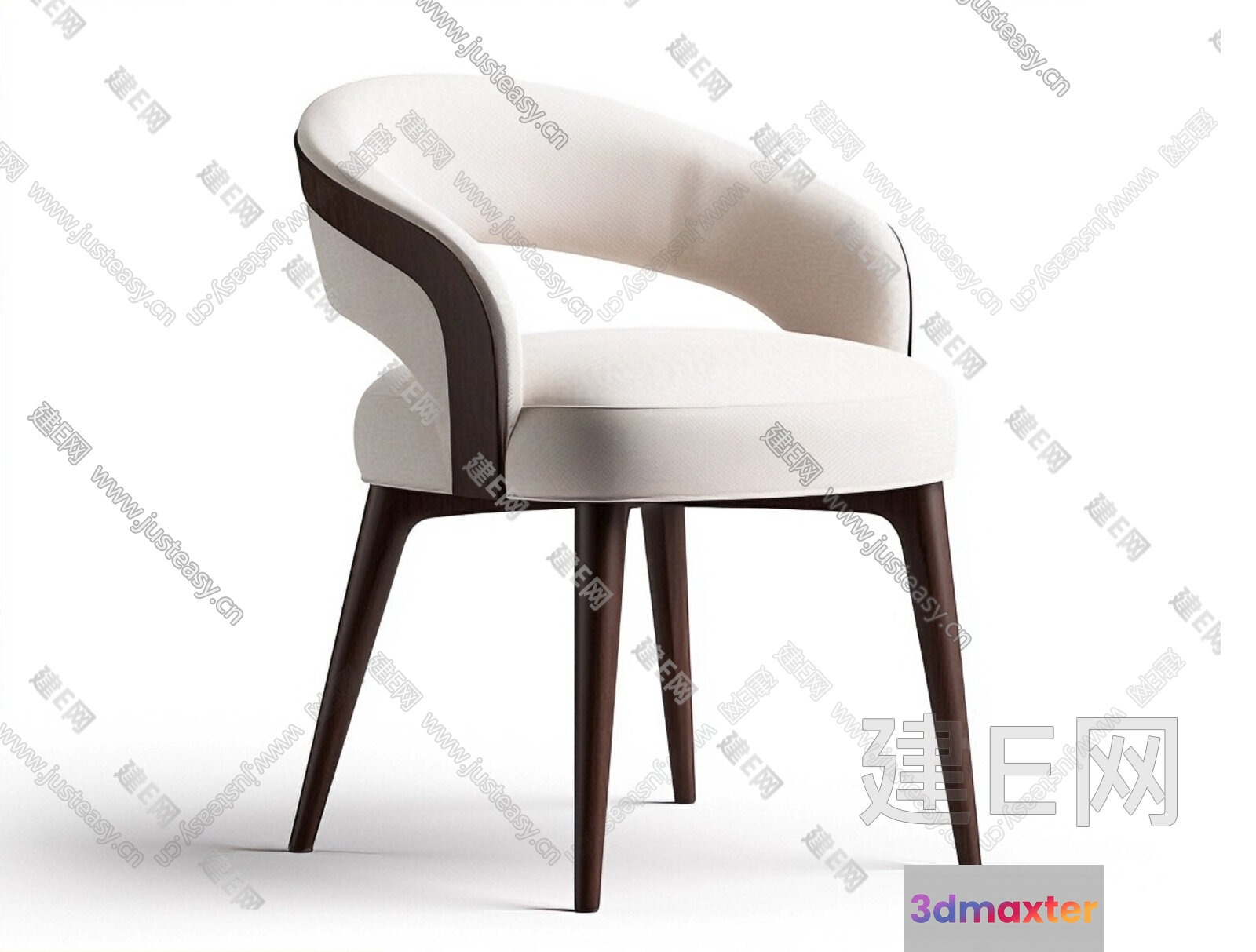 Wooden Dining Chair 3D Model - 21064 - VRAY Render