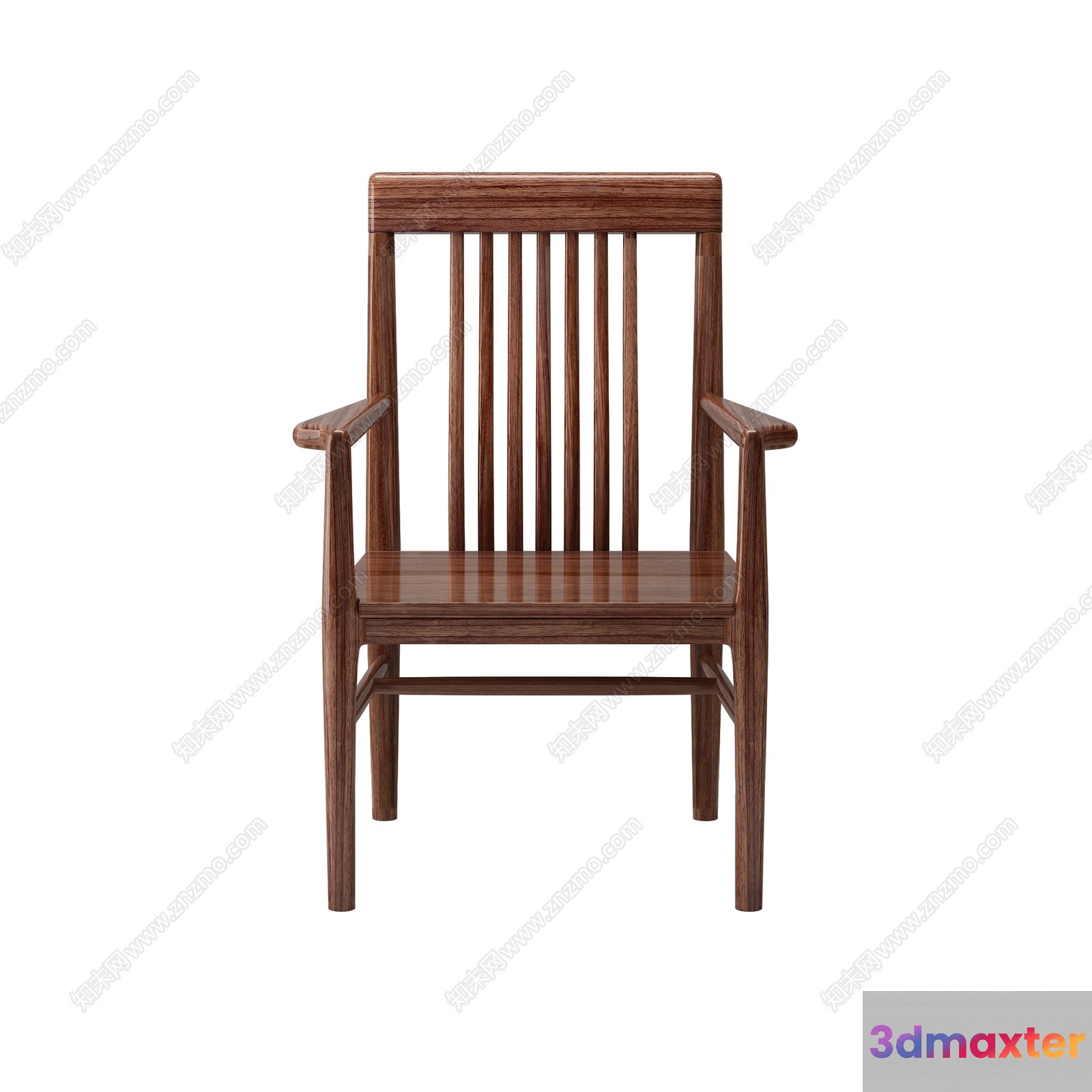 Wooden Dining Chair 3D Model - 15793 - VRAY Render