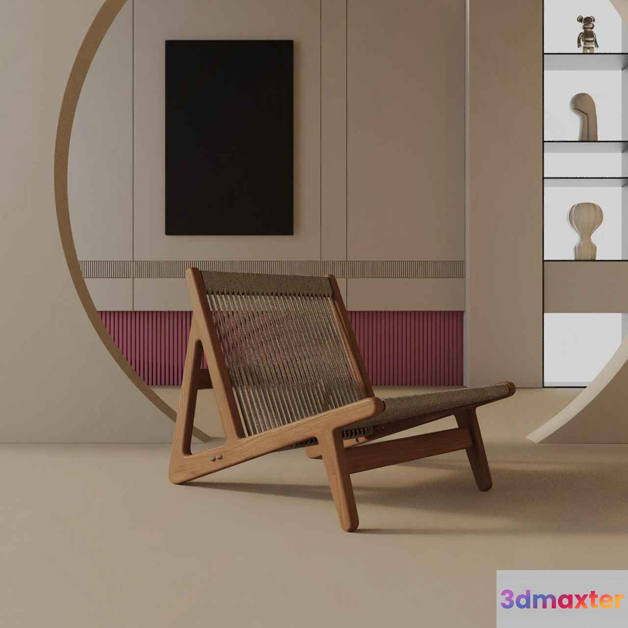 Modern Living Room 3D Model - 13217 - VRAY Render