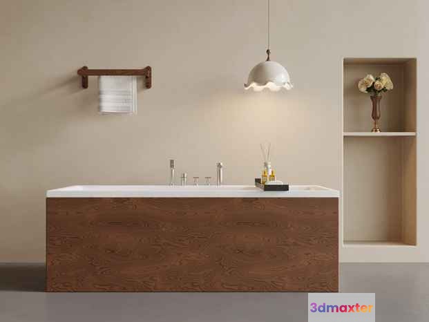 Modern Bathroom Sink 3D Model - 974 - VRAY Render