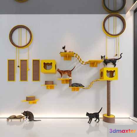 Cat Tree 3D Model - 4513 - CORONA Render