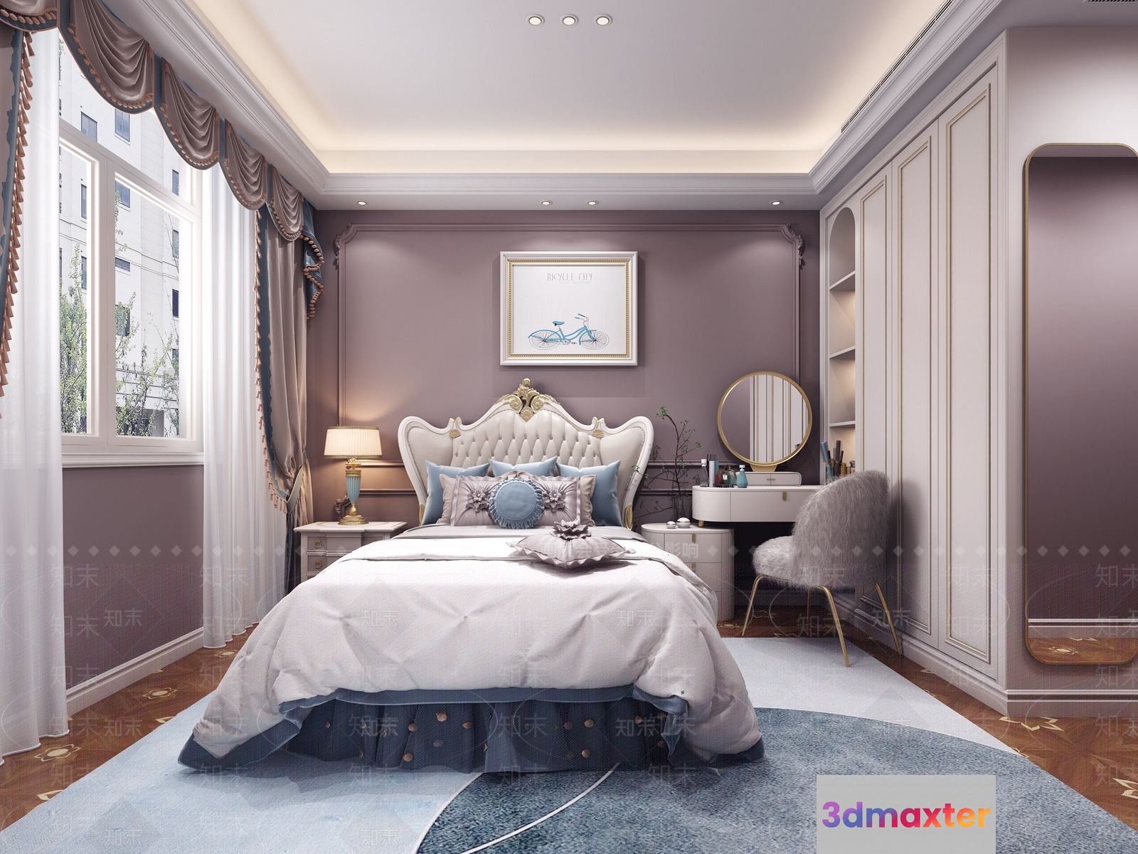 Cozy Bedroom 3D Model - 5153 - VRAY Render
