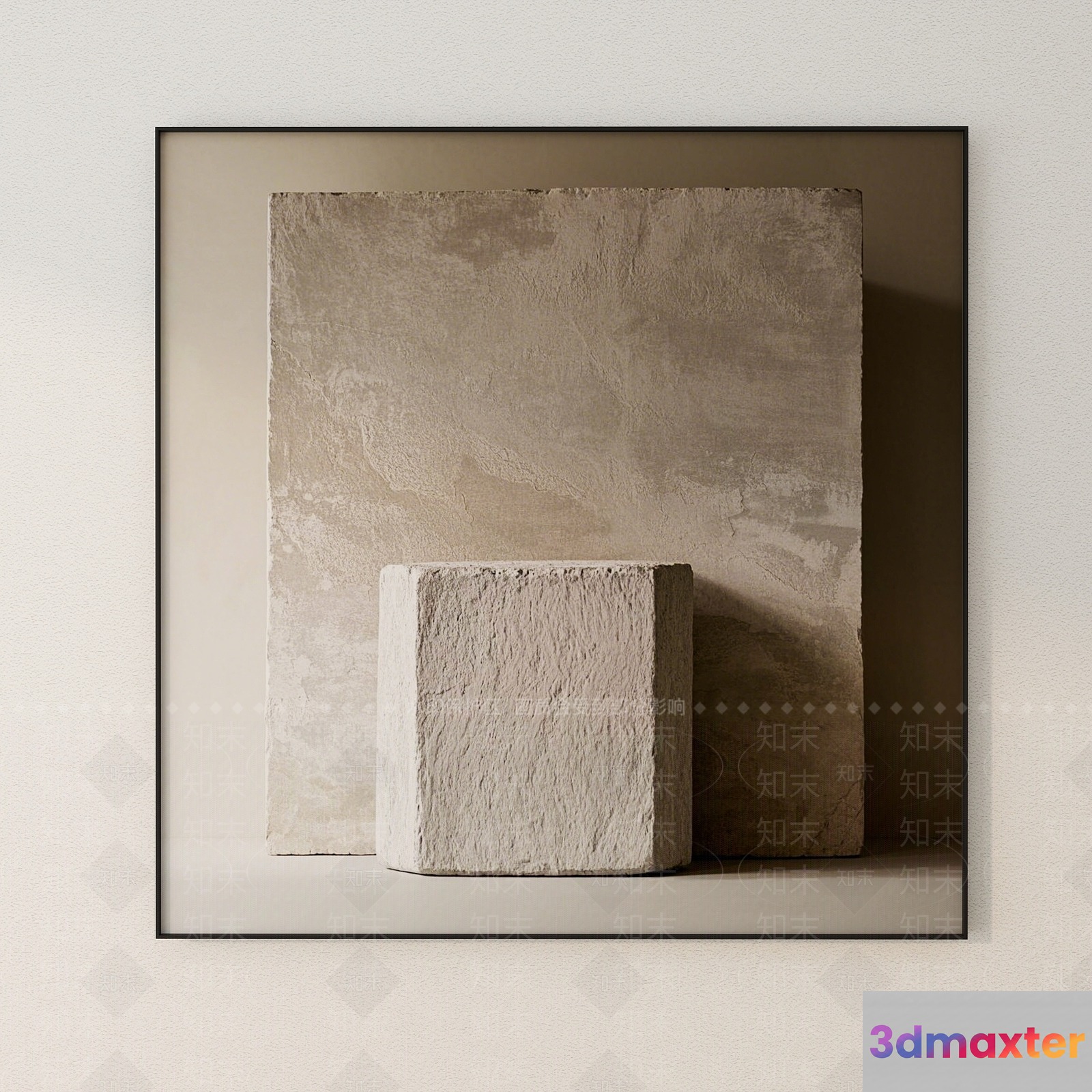 Neutral Artwork 3D Model - 14725 - VRAY Render