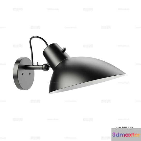 A Metal Light Fixture 3D Model - 153 - VRAY Render