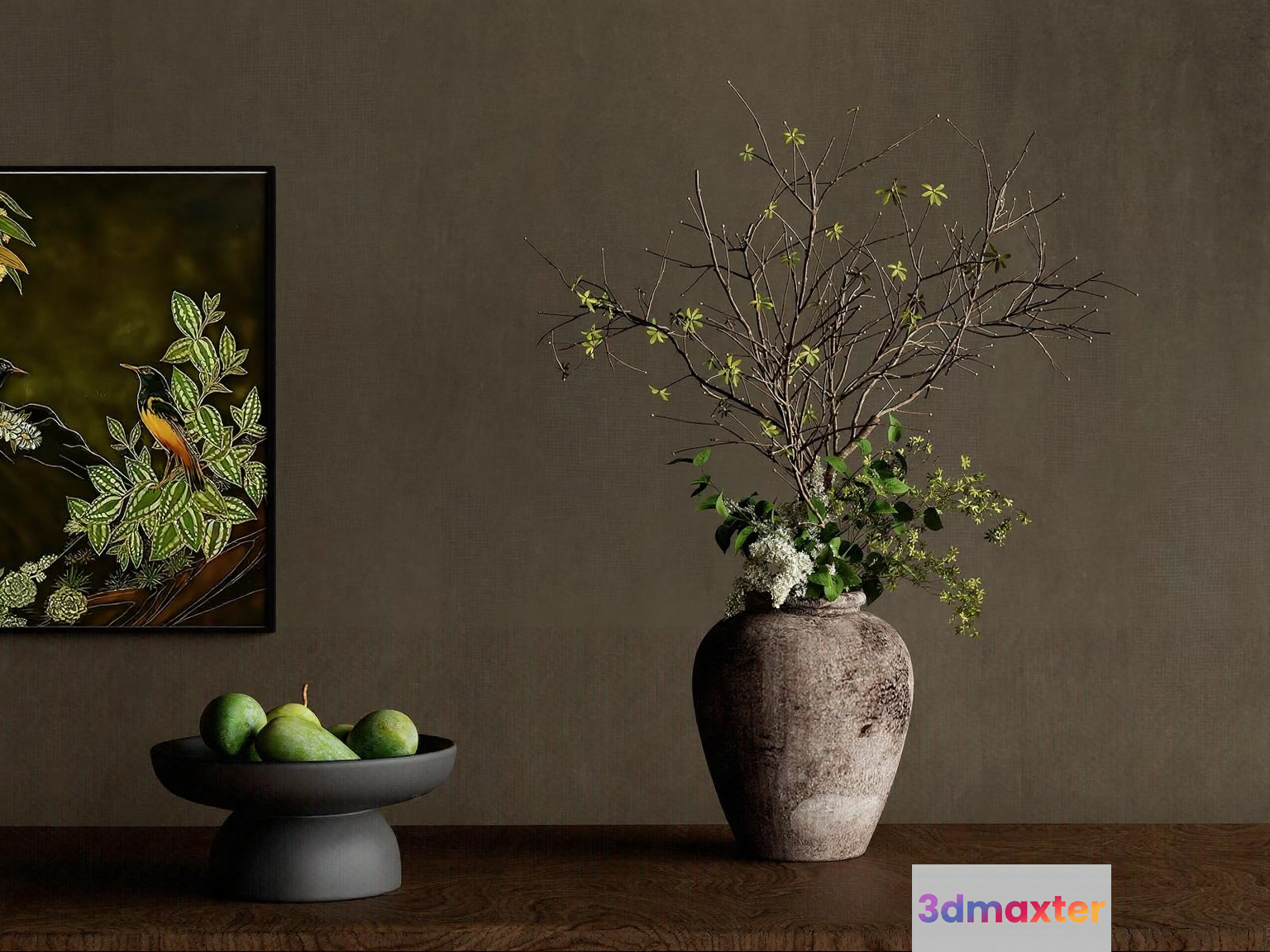 Modern Decorative Vase 3D Model - 3563 - VRAY Render